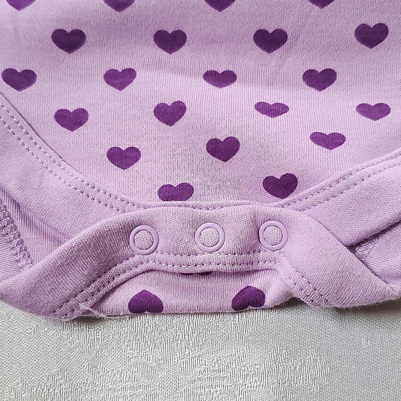 Garanimals (3) Piece Lavender & Purple Set Baby Girl - Picture 12 of 12